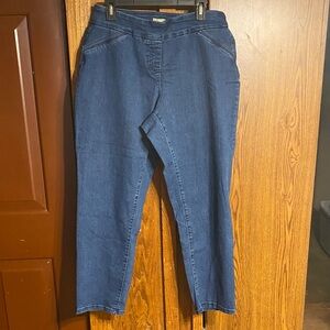 Stylish Blue Straight Leg Women's Jeans